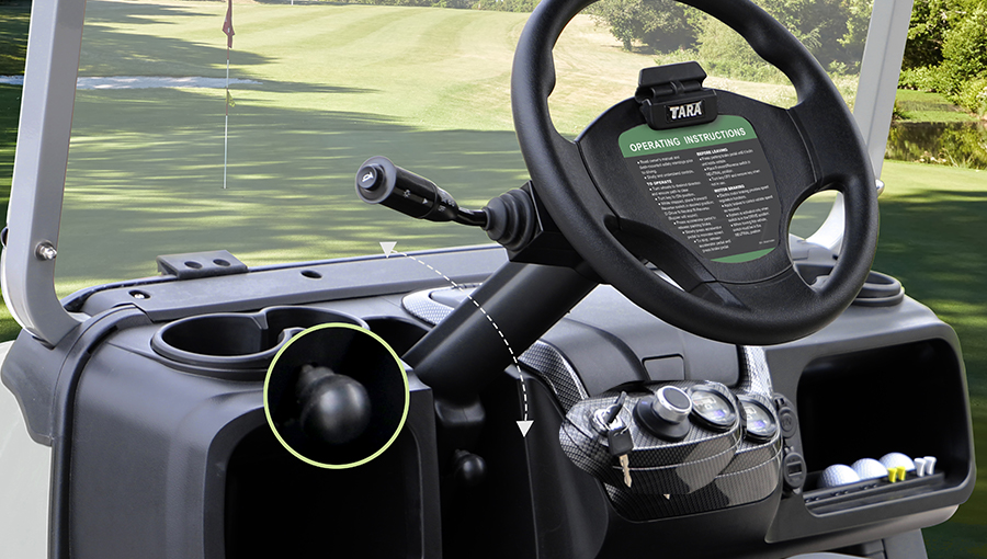 Tara Golf Cart COMFORT GRIP STEERING WHEEL