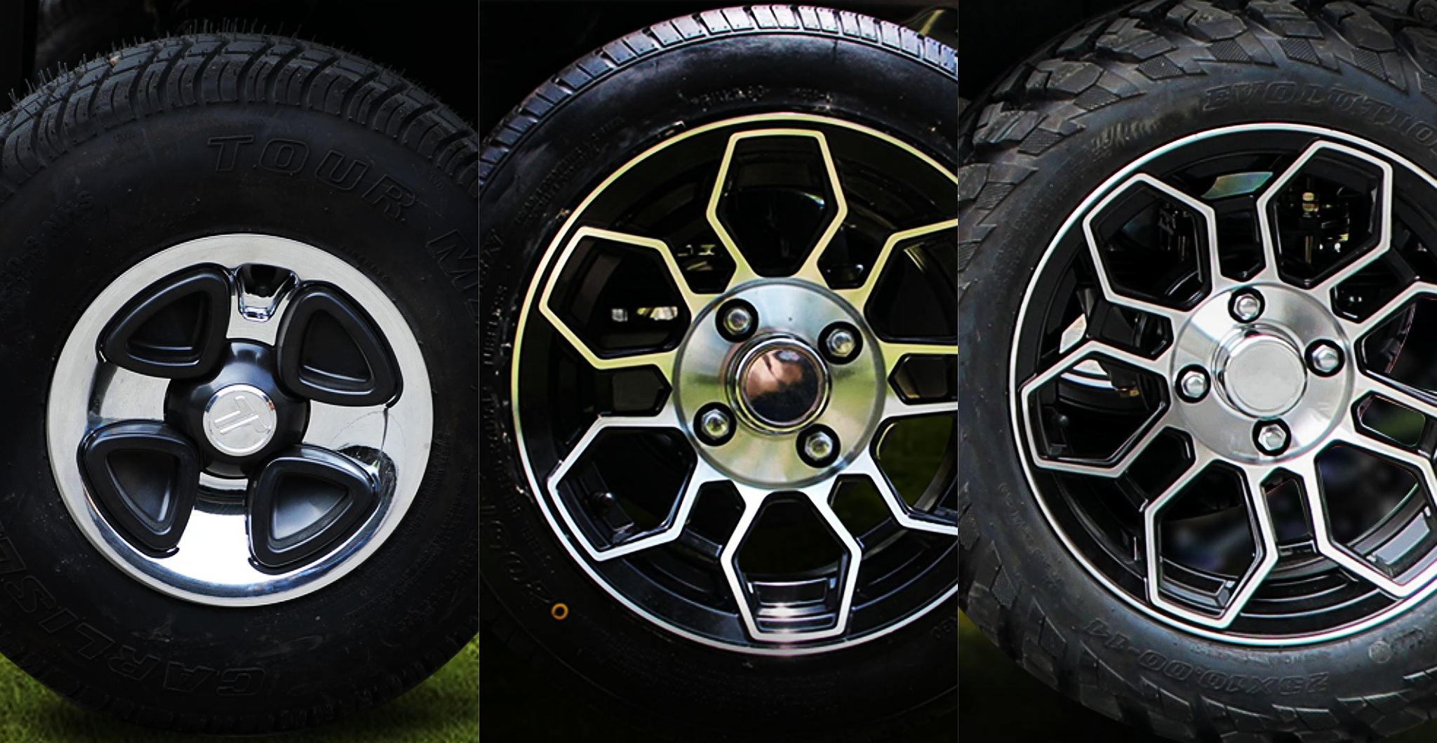 Golf Cart Tires with Rims by Tara