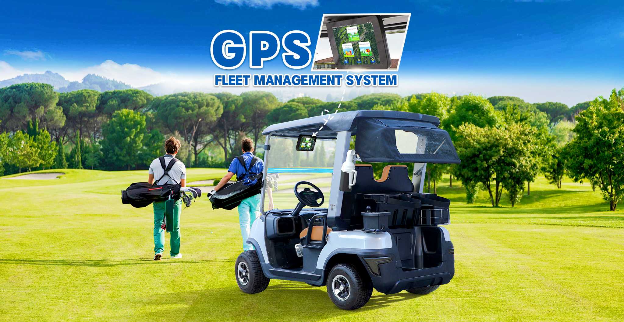 Map Golf Courses with Tara Electric Golf Cart