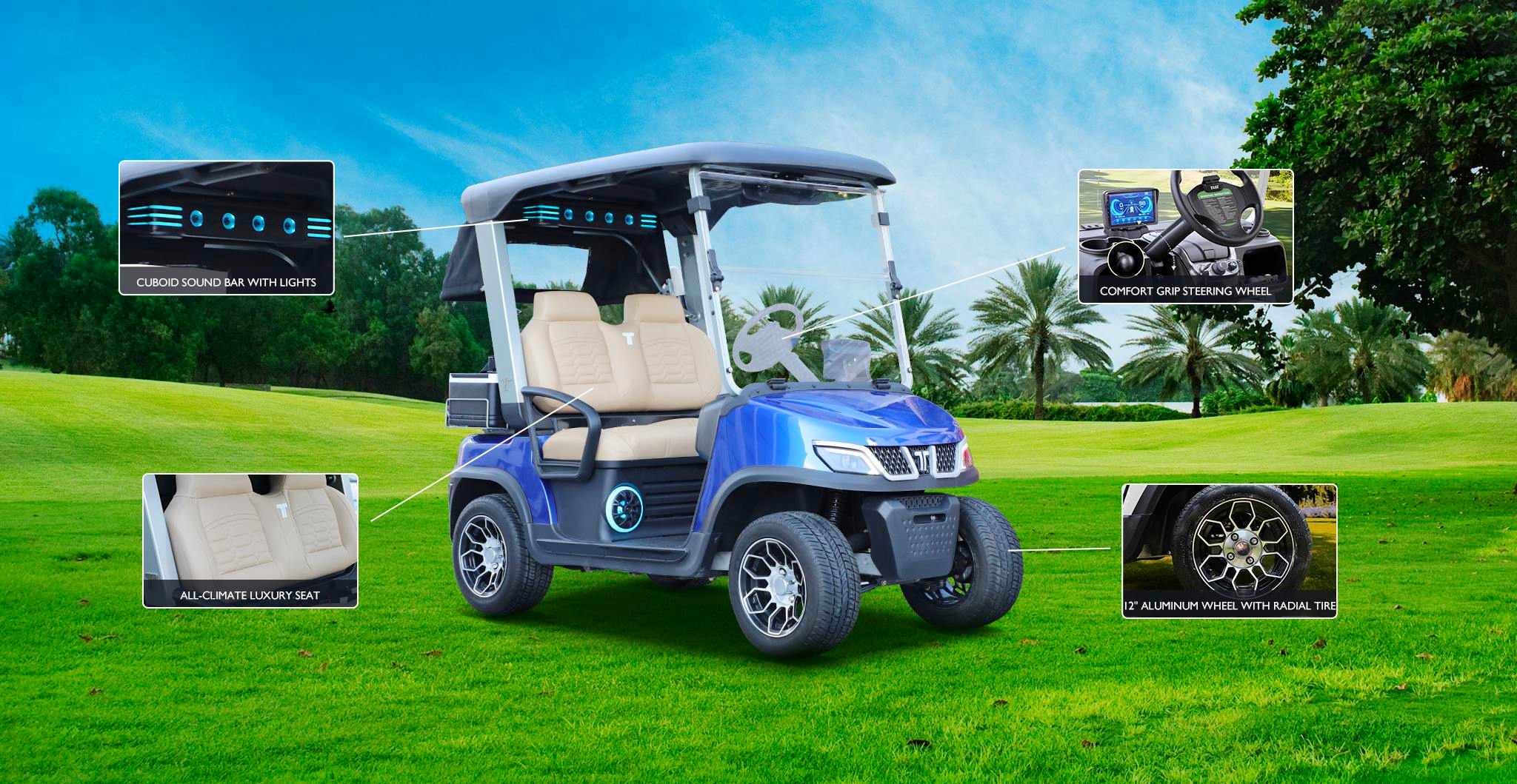 TARA Good Golf Carts – Electric Vehicles for Golf Courses