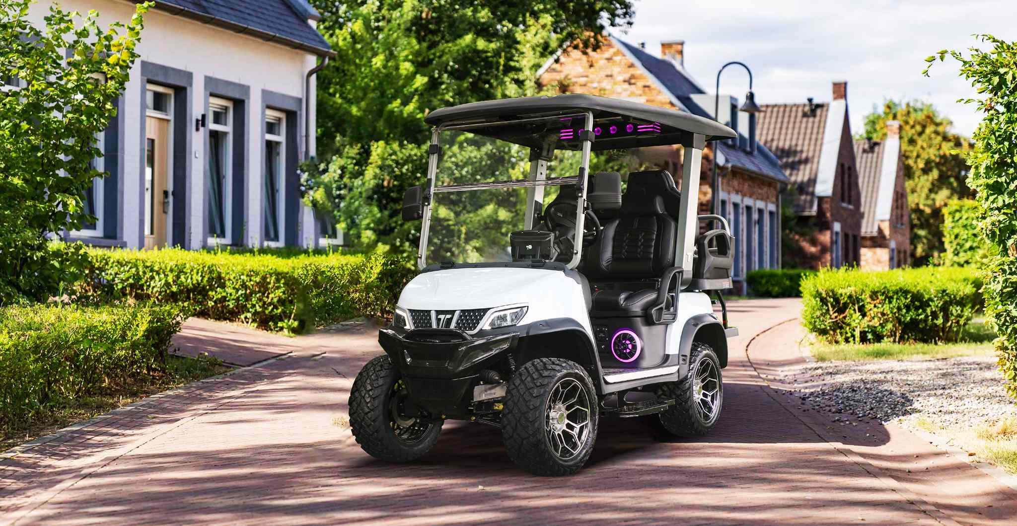 Tara 4 Seater Golf Cart on Golf Course