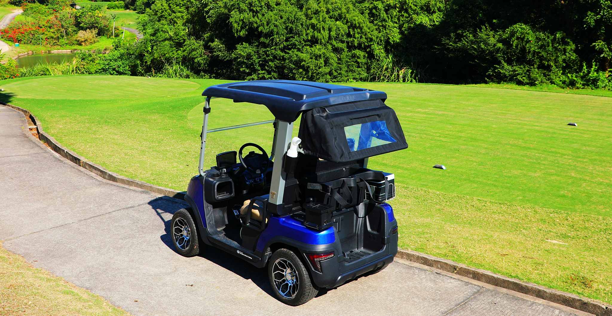 Tara EV Golf Cart Operating on Golf Course