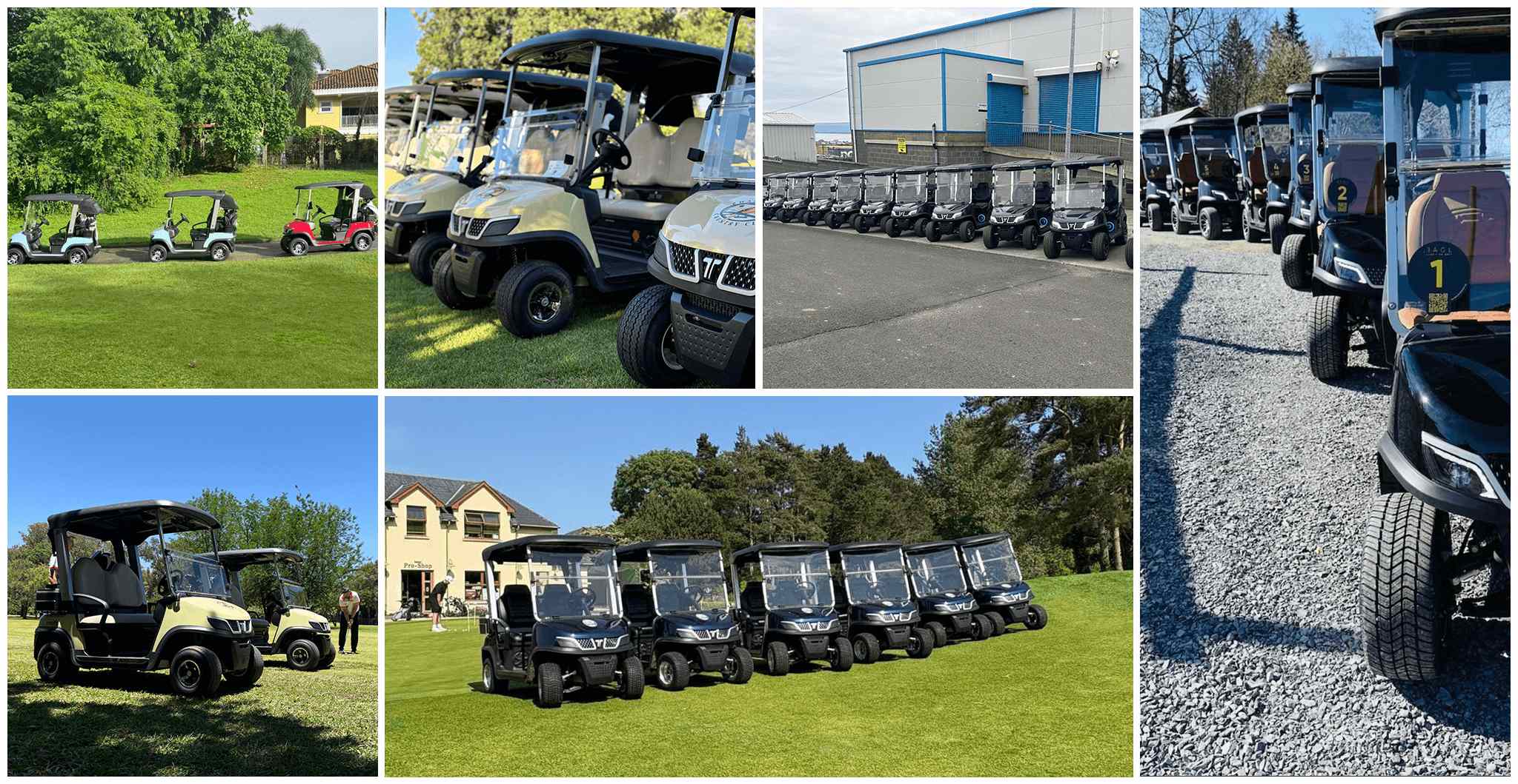 Tara Golf Battery Cart On Golf Course