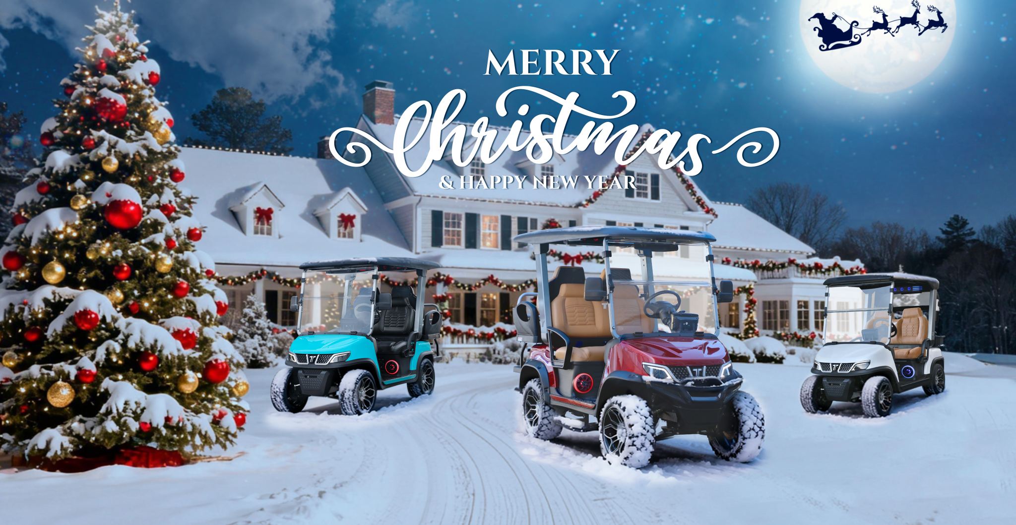 A Tara Golf Carts celebra o Natal de 2025.