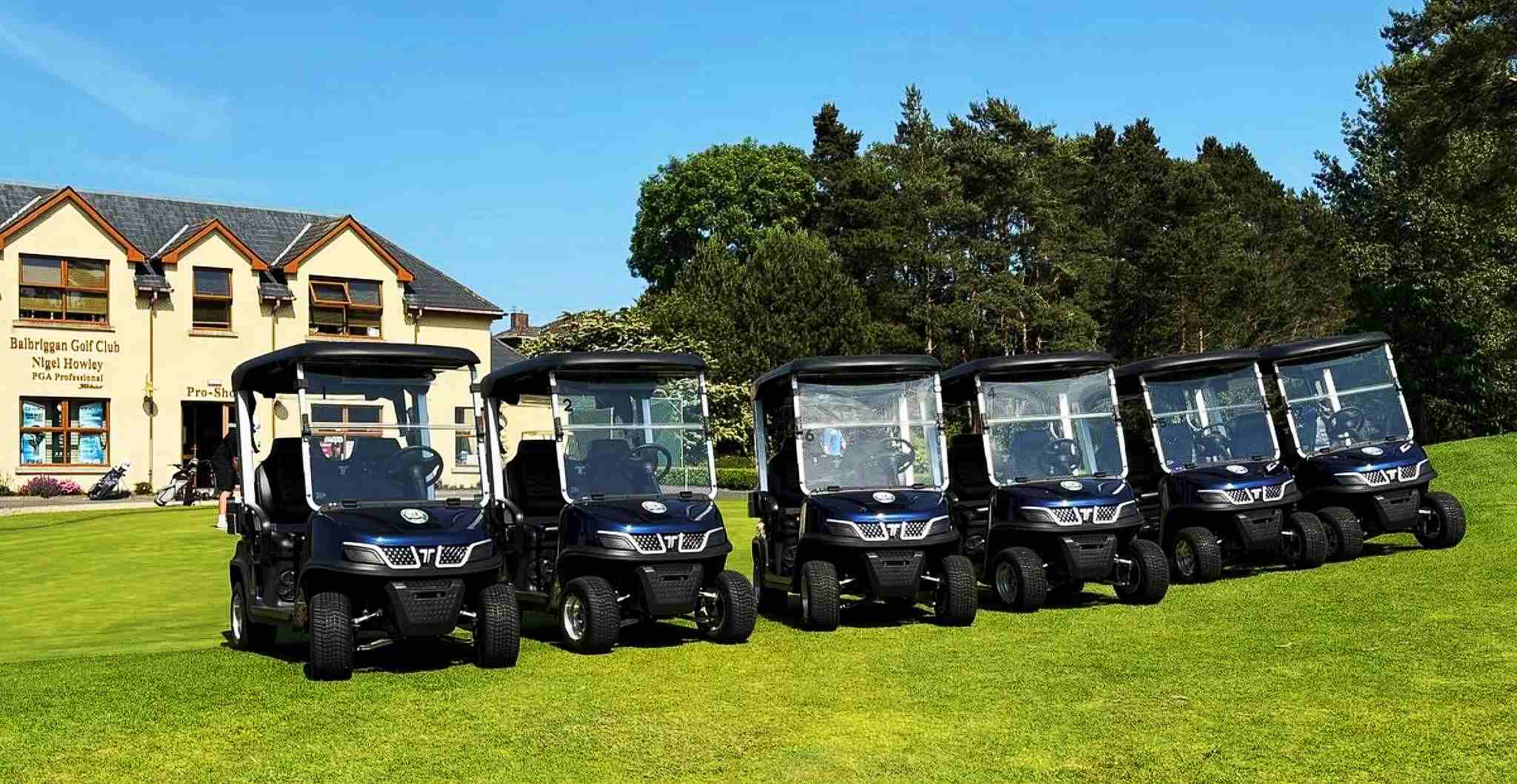 Vehicle on Golf Course for Operations