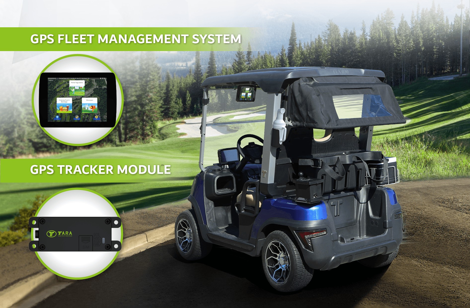 tara gps fleet management system for golf course