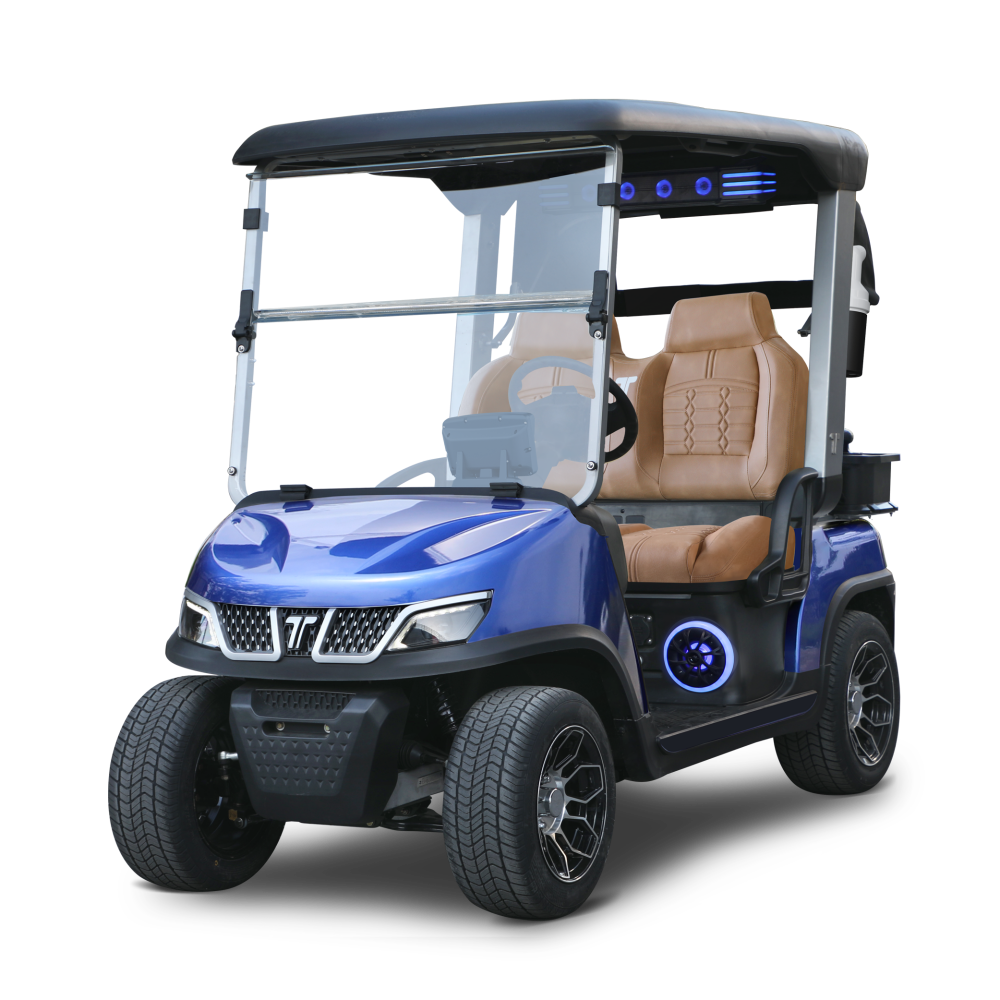 Tara spirit plus electric golf cart in blue color