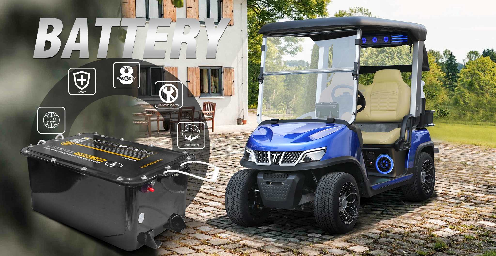 tara-golf-cart-lithium-battery-system