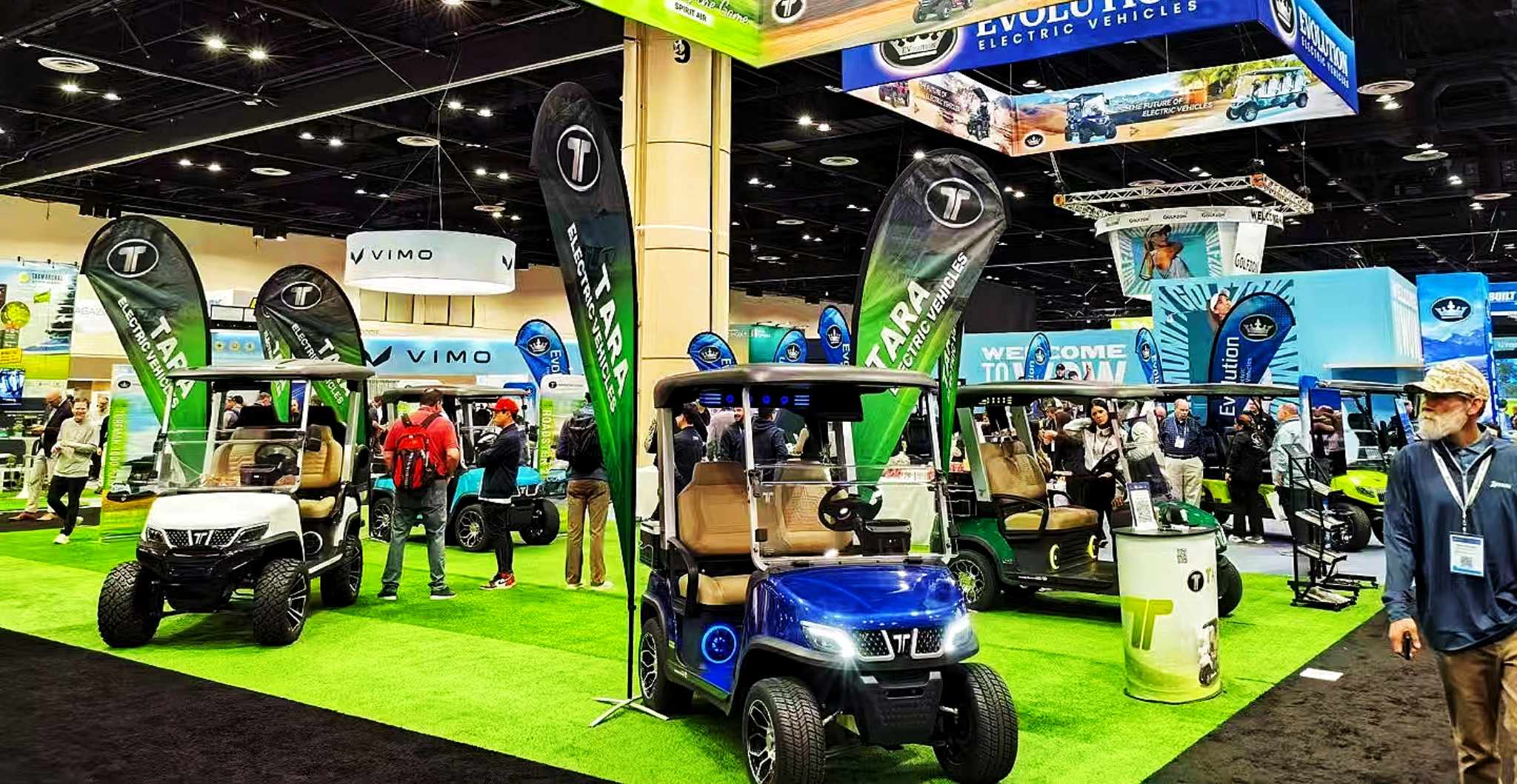 gian hàng xe golf Tara tại triển lãm PGA 2026